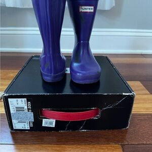 Hunter Kids Vibrant Purple Boots